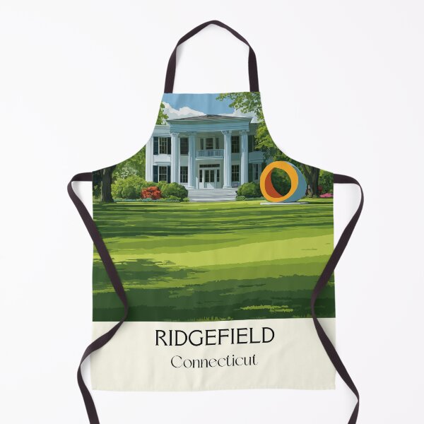 Item preview, Ridgefield Connecticut Colonial Estate Art Print designed and sold by TuncGK.