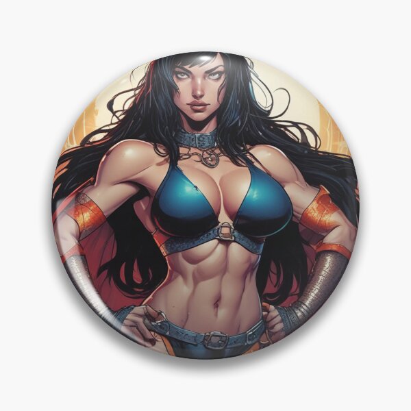 Item preview,  She the Slayer - Beautiful Fantasy art designed and sold by Vintage Designs +.