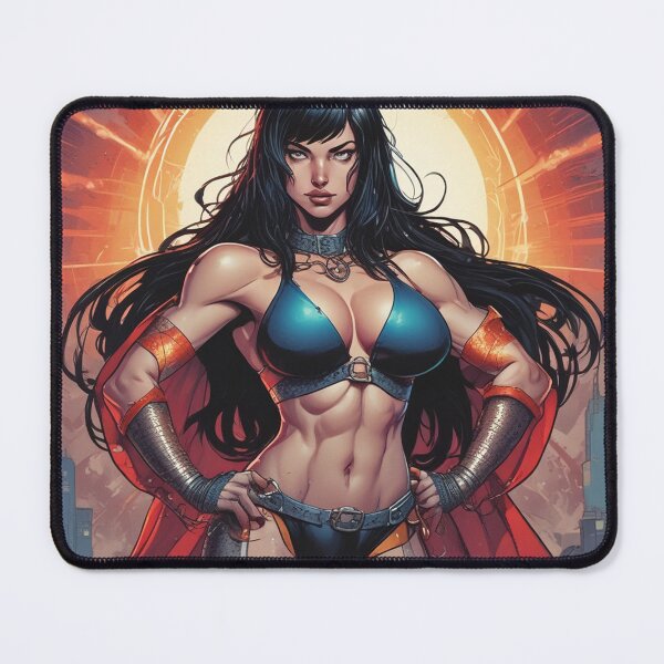 Item preview, She the Slayer - Beautiful Fantasy art designed and sold by Vintage Designs +.