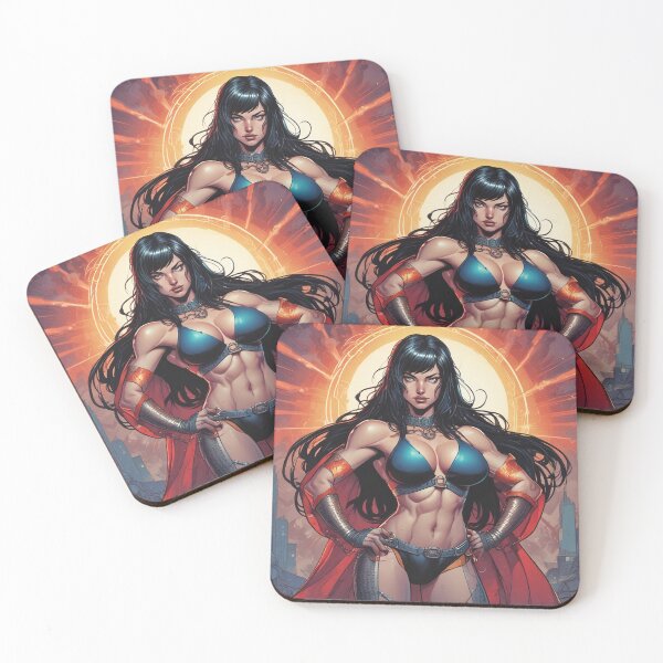 Item preview,  She the Slayer - Beautiful Fantasy art designed and sold by Vintage Designs +.