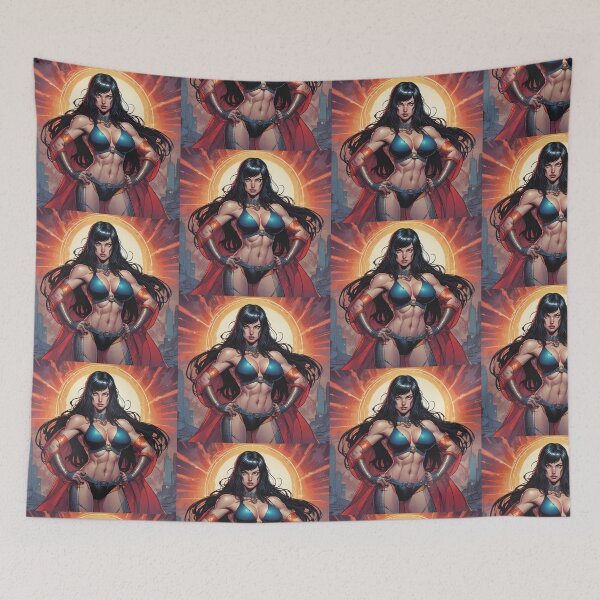 Item preview,  She the Slayer - Beautiful Fantasy art designed and sold by Vintage Designs +.
