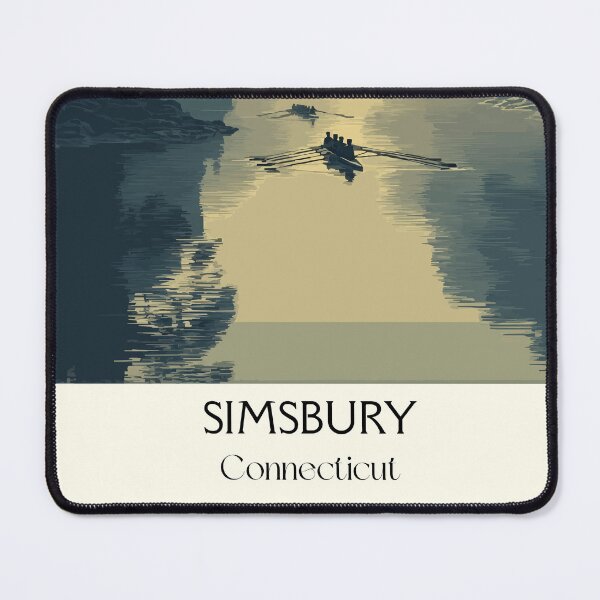 Item preview, Simsbury Connecticut Farmington River Art Print designed and sold by TuncGK.