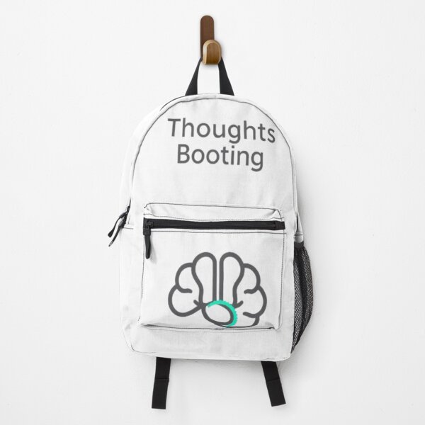 Item preview, Thoughts Booting • Funny Tech-Minimalist Overthinker Sticker & Tee Design designed and sold by CMdigit.