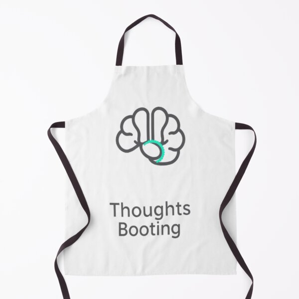 Item preview, Thoughts Booting • Funny Tech-Minimalist Overthinker Sticker & Tee Design designed and sold by CMdigit.