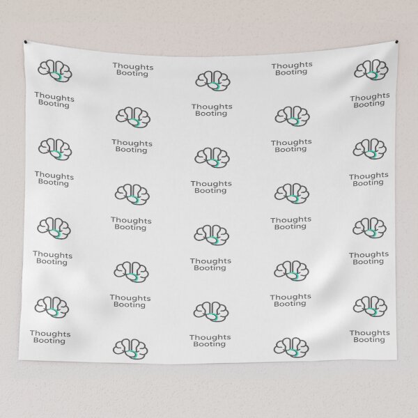 Item preview, Thoughts Booting • Funny Tech-Minimalist Overthinker Sticker & Tee Design designed and sold by CMdigit.