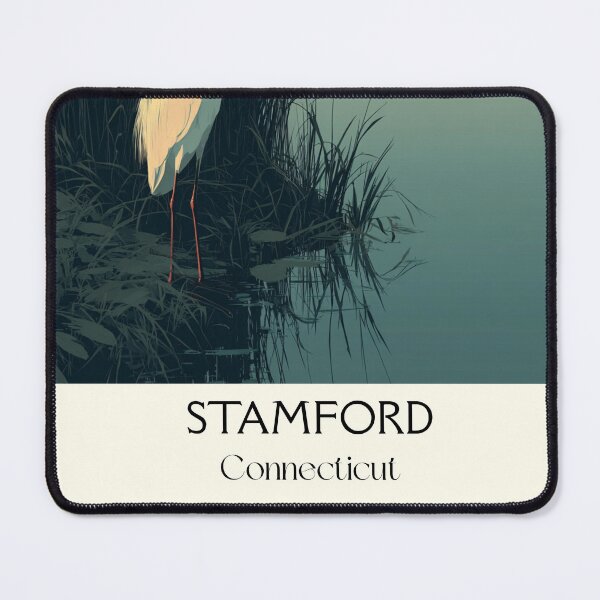 Item preview, Stamford Connecticut Harbor Twilight Art Print designed and sold by TuncGK.