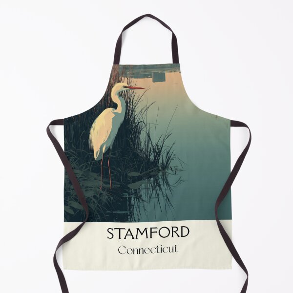 Item preview, Stamford Connecticut Harbor Twilight Art Print designed and sold by TuncGK.