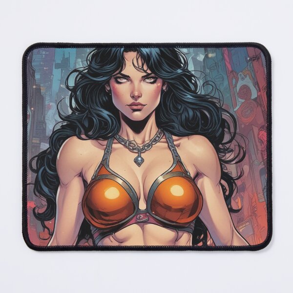 Item preview, She the Slayer - Beautiful Fantasy art designed and sold by Vintage Designs +.