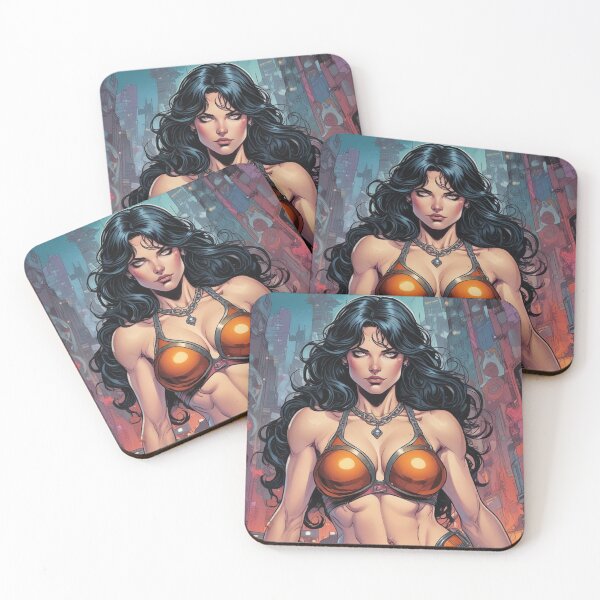 Item preview,  She the Slayer - Beautiful Fantasy art designed and sold by Vintage Designs +.