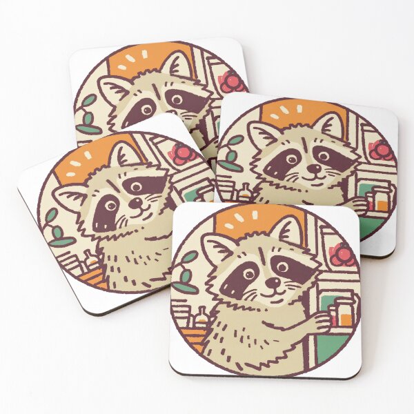 Item preview, Midnight Snack Bandit: Raccoon Raid in the Kitchen designed and sold by ForeverPrintsOK.