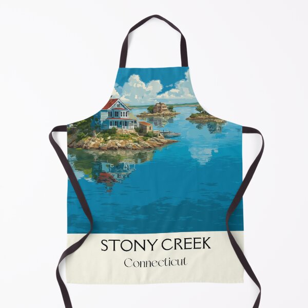 Item preview, Stony Creek Connecticut Thimble Islands Art Print designed and sold by TuncGK.