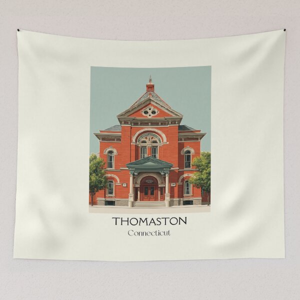 Item preview, Thomaston Connecticut Opera House Art Print designed and sold by TuncGK.