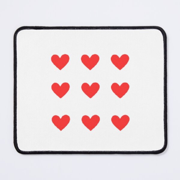 Item preview, Minimalist Red Heart Pattern designed and sold by qwerdyyy26.