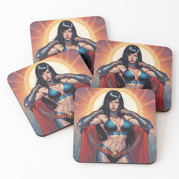 Item preview, She the Slayer - Beautiful Fantasy art designed and sold by Vintage Designs +.