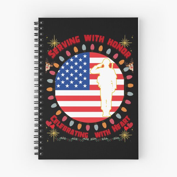 Item preview, Serving with Honor Holiday Soldier American Flag Christmas designed and sold by AnaPixMar.