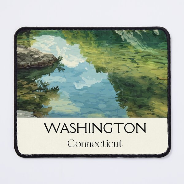 Item preview, Washington Connecticut Scenic Village Art Print designed and sold by TuncGK.