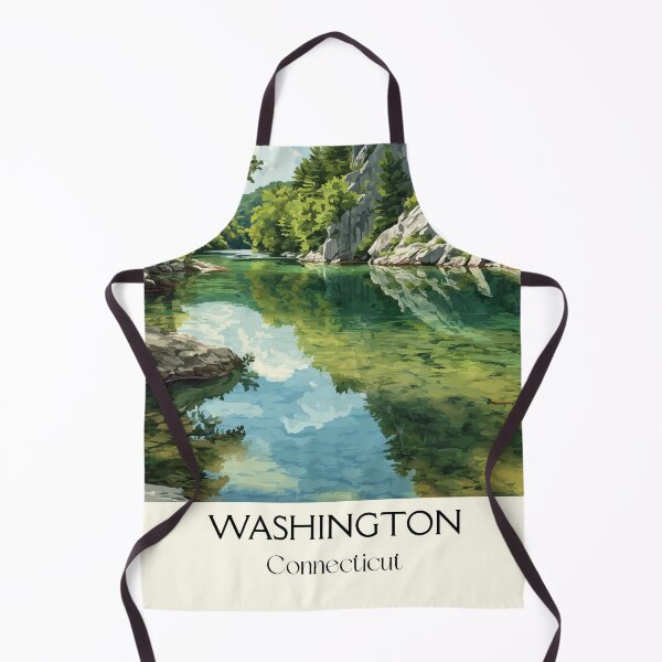 Item preview, Washington Connecticut Scenic Village Art Print designed and sold by TuncGK.