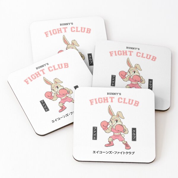 Item preview, Fluffy pink bunny Boxing Female Fight Club Champion designed and sold by GingerLabz.