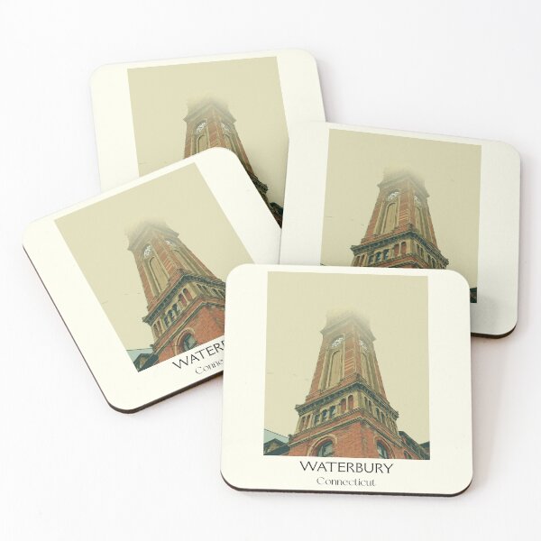 Item preview, Waterbury Connecticut Brass City Clock Tower Art Print designed and sold by TuncGK.