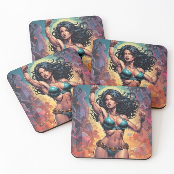 Item preview,  She the Slayer - Beautiful Fantasy art designed and sold by Vintage Designs +.