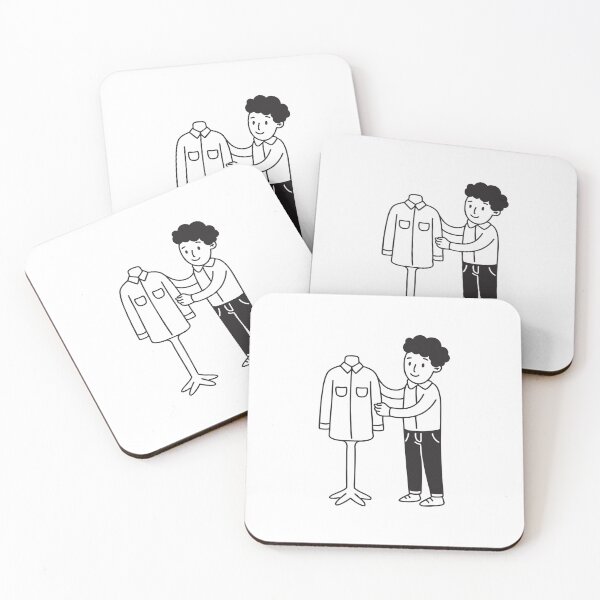 Item preview, A tailor adjusting a shirt on a dress form designed and sold by rasagamastore.