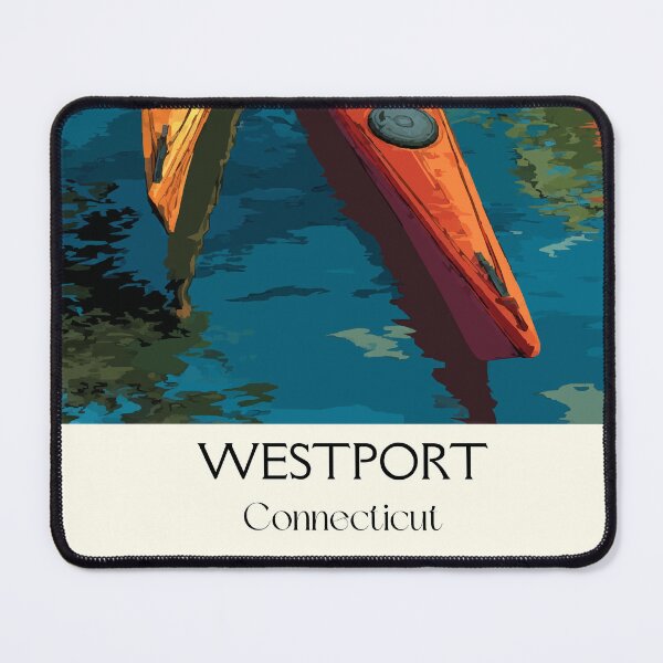 Item preview, Westport Connecticut Coastal Waters Art Print designed and sold by TuncGK.