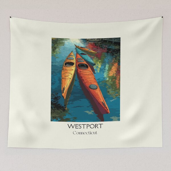 Artikelvorschau, Küstengewässer von Westport, Connecticut Kunstdruck entworfen und verkauft von TuncGK.