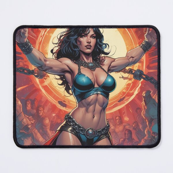 Item preview, She the Slayer - Beautiful Fantasy art designed and sold by Vintage Designs +.