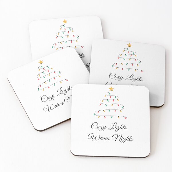 Item preview, Cozy Lights, Warm Nights — Holiday Minimalist Design designed and sold by mARTaCreation.