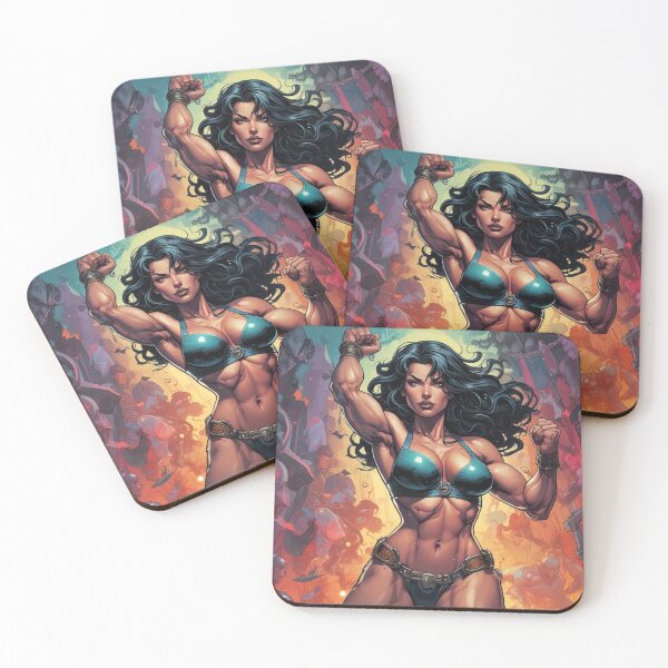 Item preview,  She the Slayer - Beautiful Fantasy art designed and sold by Vintage Designs +.