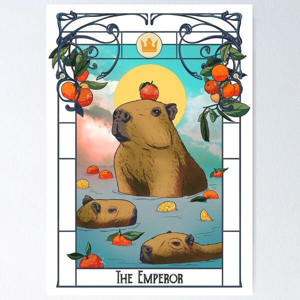 Item preview, The Capybara Emperor designed and sold by TheSlowMaxx.