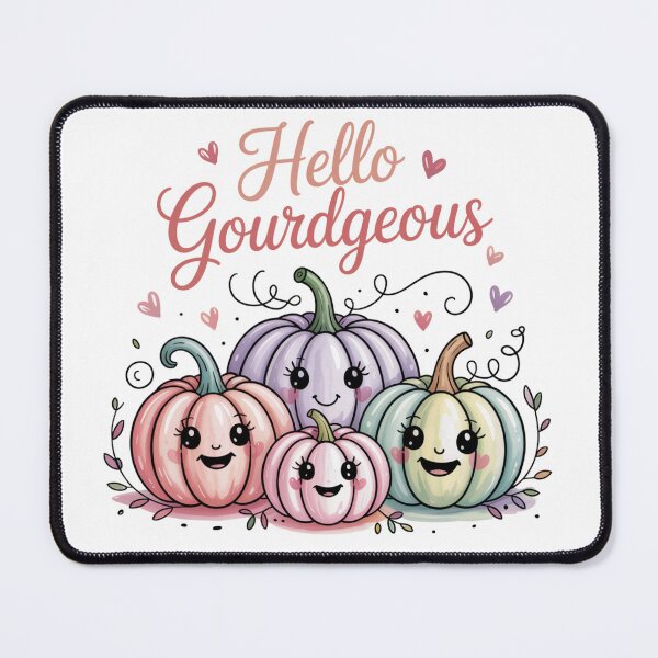 Item preview, Hello Gourdgeous | Cute Pastel Pumpkin Fall Tee designed and sold by Bohospiritart.