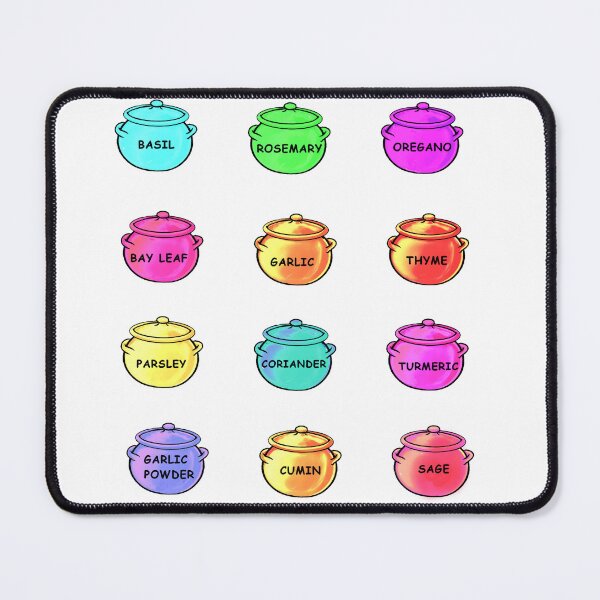 Item preview, stickers for you to organize your spices. designed and sold by Edilustra.