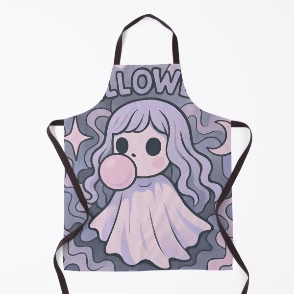 Item preview, Bubblegum Ghost Pastel Kawaii Halloween Art designed and sold by AI-Only Creations.