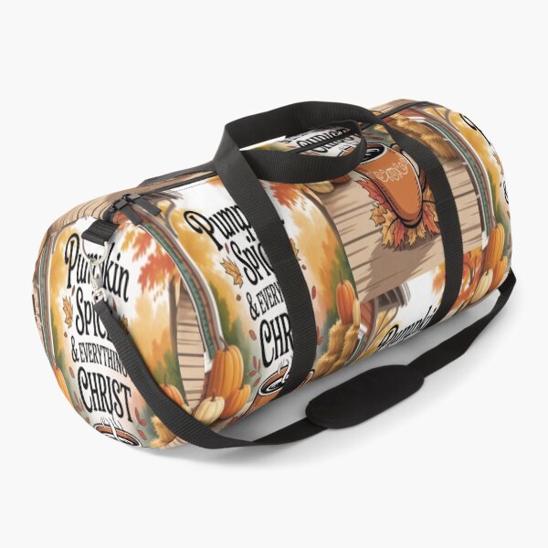 Item preview, Pumpkin Spice & Everything Christ | Fun Fall Christian Design | Cozy Faith Mug & Autumn Apparel Art designed and sold by HeyokalivingPH.