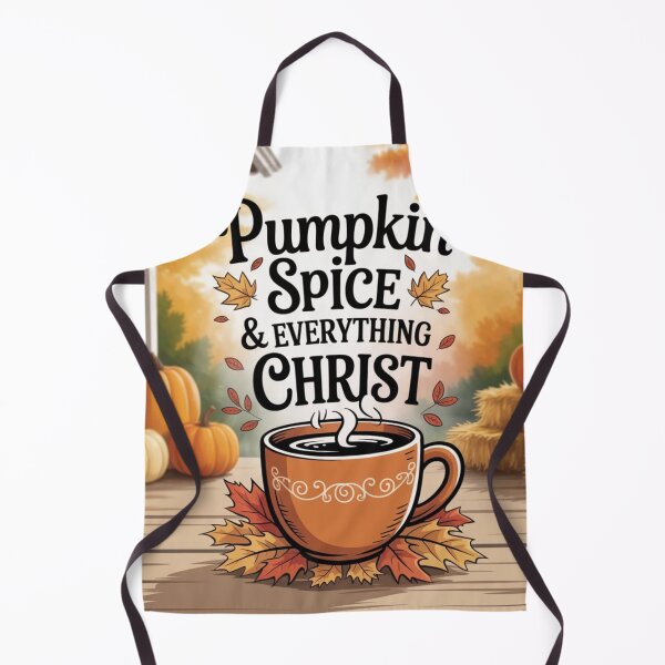 Item preview, Pumpkin Spice & Everything Christ | Fun Fall Christian Design | Cozy Faith Mug & Autumn Apparel Art designed and sold by HeyokalivingPH.