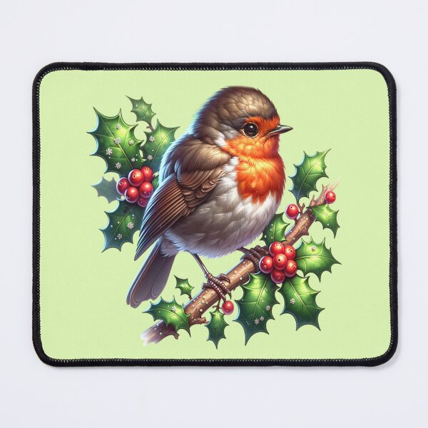 Item preview, Winter robin, a christmas image designed and sold by LoneAngel.