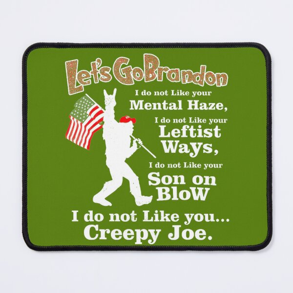 Item preview, Bigfoot Says Let'S Go Brandon Patriotic Usa Flag Design By Merch, Limited Edition, Perfect Gift For designed and sold by HALEYBEVERLY.