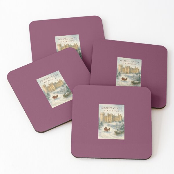 Item preview, Arundel Castle at Christmas – A West Sussex Winter Scene designed and sold by Novel Works Studio.