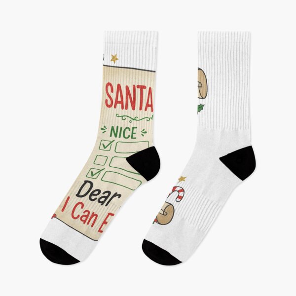 Item preview, Dear Santa I Can Explain List designed and sold by Silent Watch Threads..