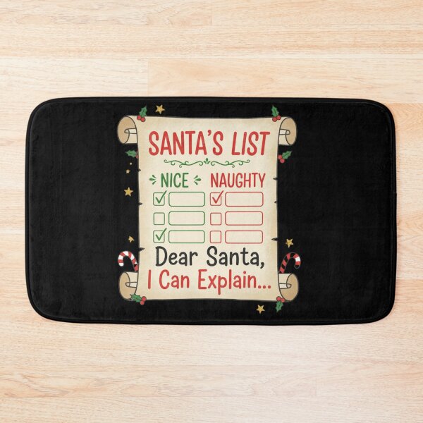 Item preview, Dear Santa I Can Explain List designed and sold by Silent Watch Threads..