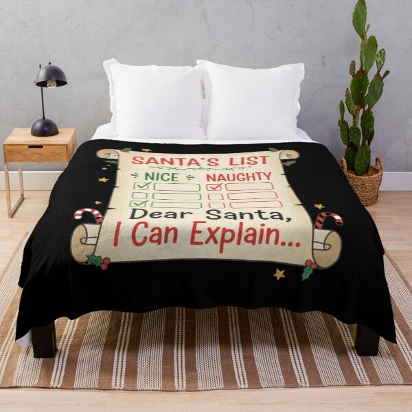 Item preview, Dear Santa I Can Explain List designed and sold by Silent Watch Threads..