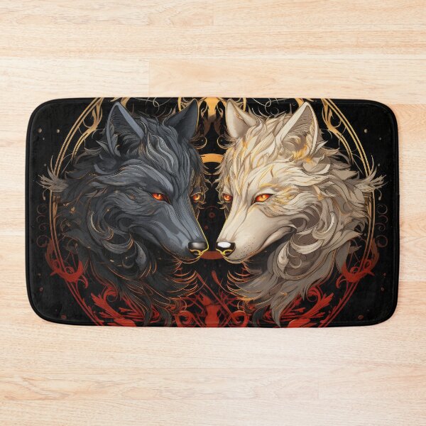 Item preview, Eternal Guardians – Fire-Eyed Wolves of Balance designed and sold by Daagath.