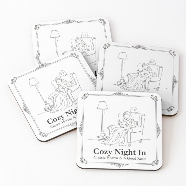 Item preview, Minimalist Horror Reading - Elegant Line Art designed and sold by CreatorPond.
