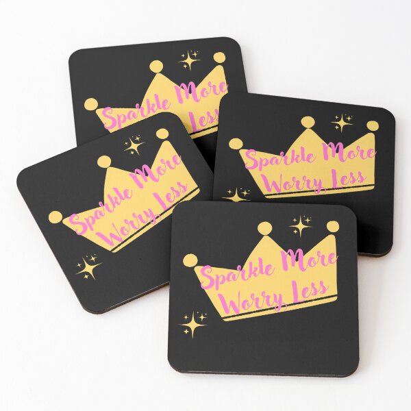 Item preview, Sparkle More, Stress Less — Simple Cheer Design designed and sold by mARTaCreation.