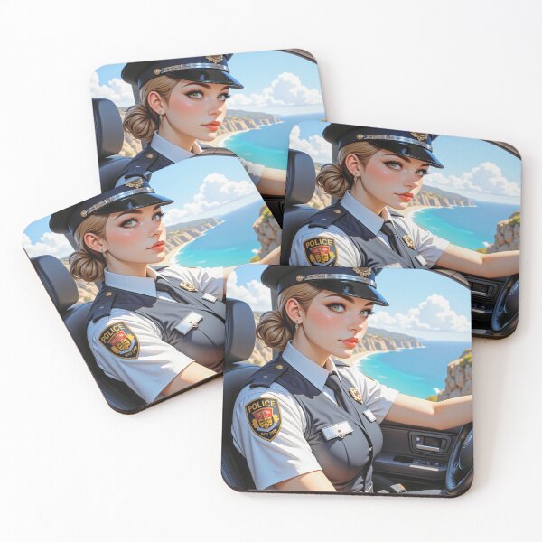 Item preview, Portrait of a police woman designed and sold by CathryneDelamort.