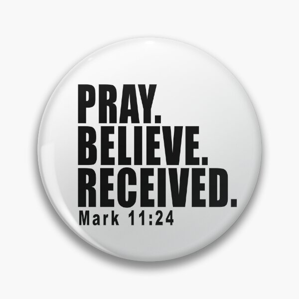 Item preview, Pray Believe Received Faith T-shirt designed and sold by ZYAClothingLine.