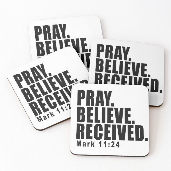 Item preview, Pray Believe Received Faith T-shirt designed and sold by ZYAClothingLine.