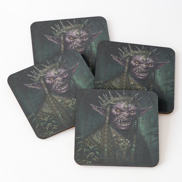 Item preview, King of the Orcs painting designed and sold by Vintage Designs +.