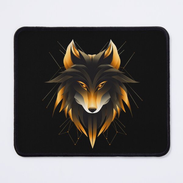 Artikelvorschau, Geometric Flame Wolf – Symmetry and Power entworfen und verkauft von Daagath.